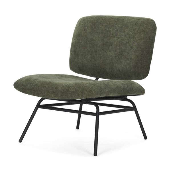 Nora Forest Green Fabric Accent Chair, image 1