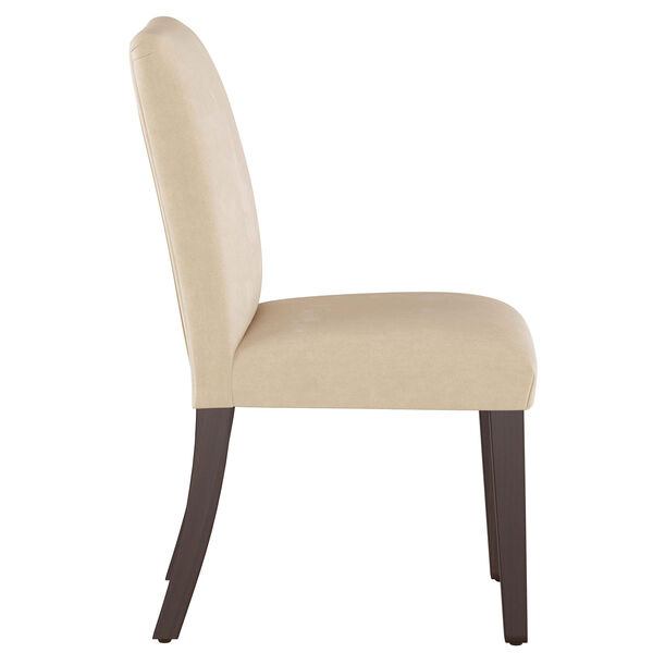 Velvet Pearl 37-Inch Pleated Dining Chair, image 3