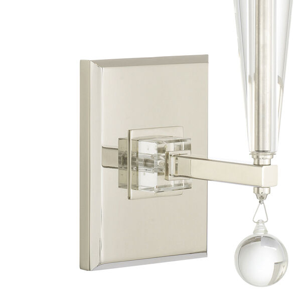 Paxton Polished Nickel One-Light Sconce, image 4