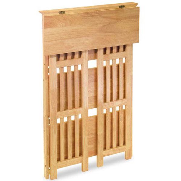 Four-Tier Foldable Wooden Shelf, image 2