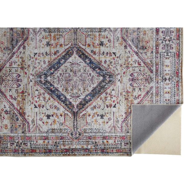 Percy Ivory Red Pink Area Rug, image 6
