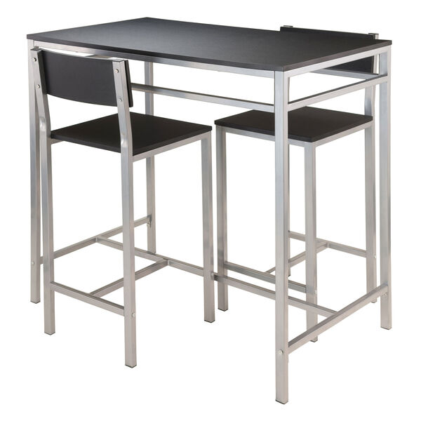 Hanley 3-Piece High Table with 2 High Back Stools, image 1