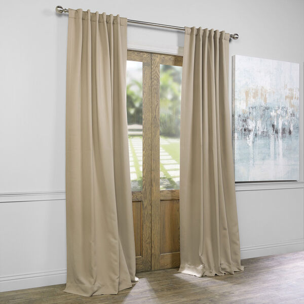 Selby Classic Taupe 108 x 50-Inch Blackout Curtain Panel Pair, image 7