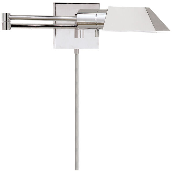 Studio Swing Arm Wall Light in Polished Nickel by Studio VC, image 1