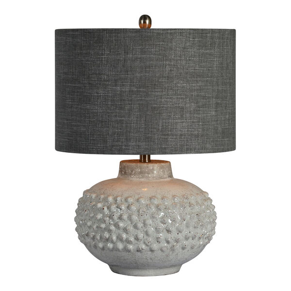 Scarlett Gray and White One-Light 24-Inch Table Lamp, image 1