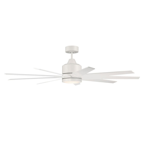 Champion Matte White 60-Inch LED Ceiling Fan, image 2