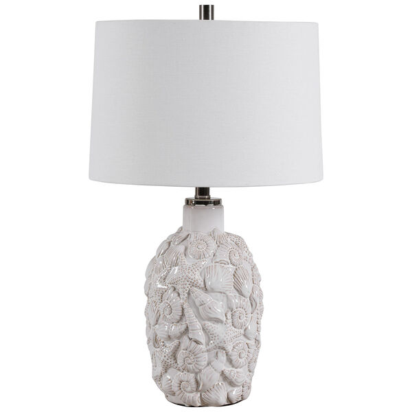 Linden White 26-Inch One-Light Table Lamp, image 4