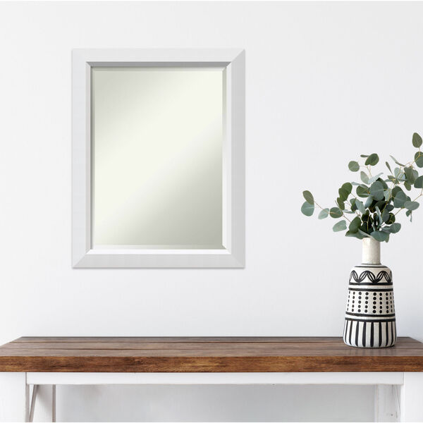 Blanco White 22W X 28H-Inch Decorative Wall Mirror, image 3