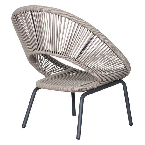 Archipelago Ionian Lounge Chair in Dark Gray, Cardamom Taupe, image 2