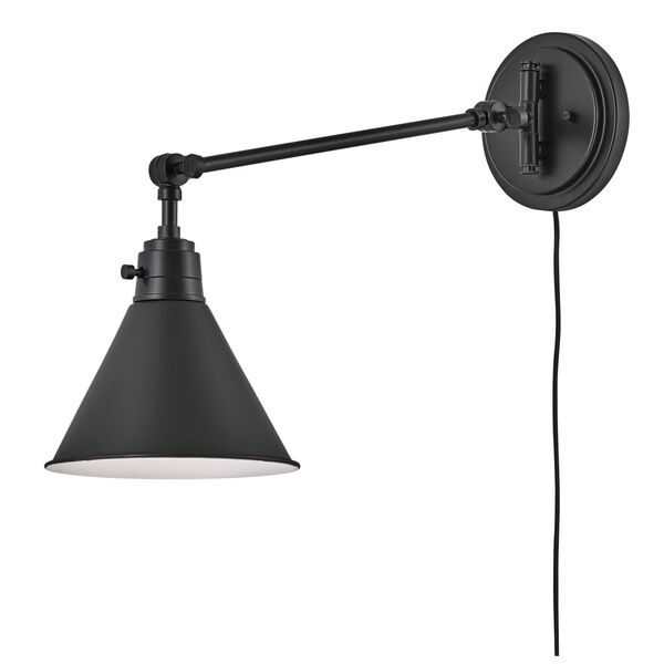 Arti Black Eight-Inch One-Light Wall Sconce, image 2