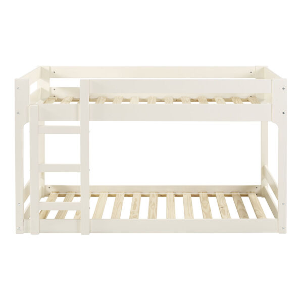 Winslow White Twin Over Twin Mod Bunk Bed, image 4