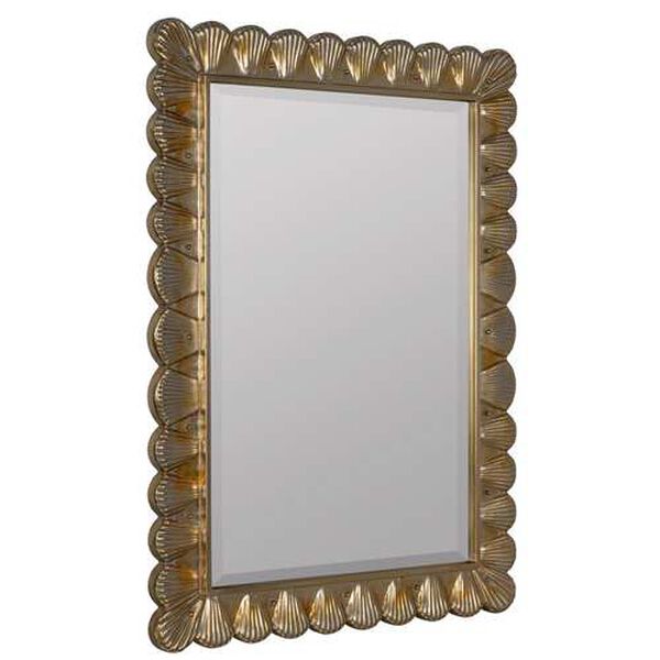 Florencia Pearlized Golden Wall Mirror, image 3