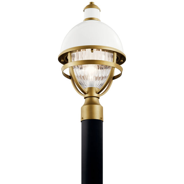 Tollis White One-Light Outdoor Post Lantern, image 2