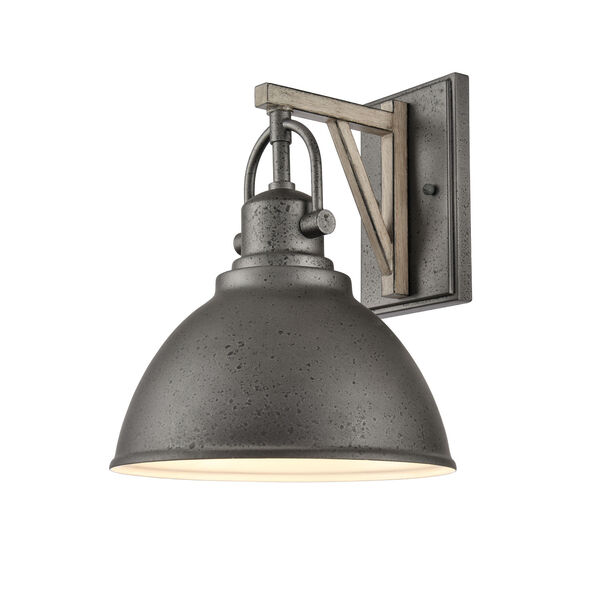 North Shore Iron and Palisade Gray One-Light Outdoor Wall Sconce, image 2