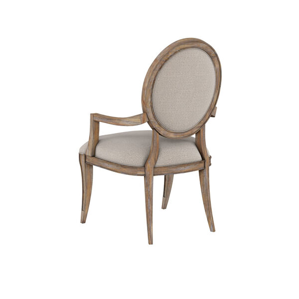 Architrave Brown Oval Arm Chair, image 5