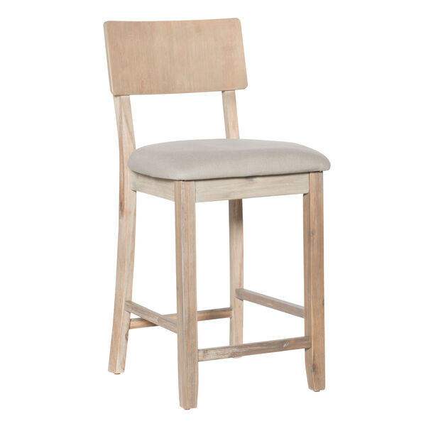 Cole Gray Wash 24-Inch Counter Stool, image 1