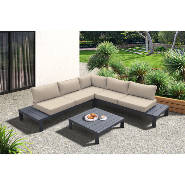Razor Gray Four-Piece Outdoor Furniture Set, image 1