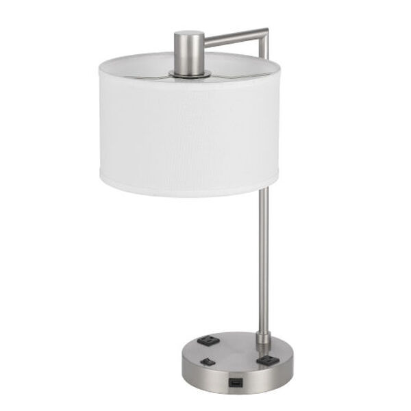 Roanne Brushed Steel One-Light Desk Lamp, image 5