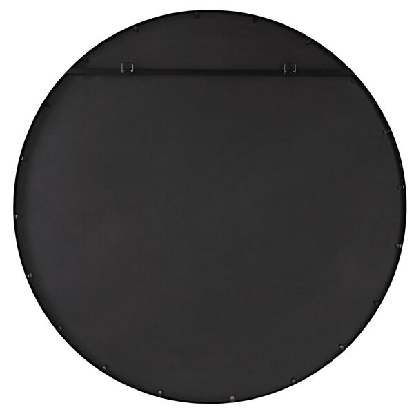 Jocasta Satin Black Mirrored Circular Wall Decor, image 3