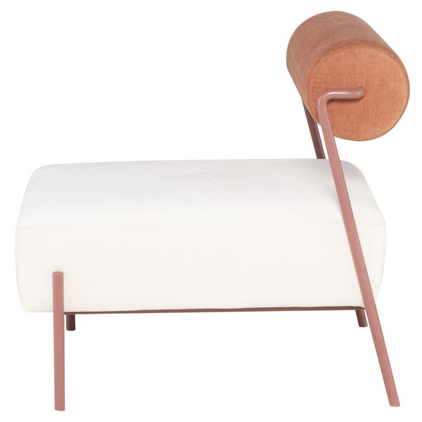 Marni Oyster and Rust Occasional Chair, image 4