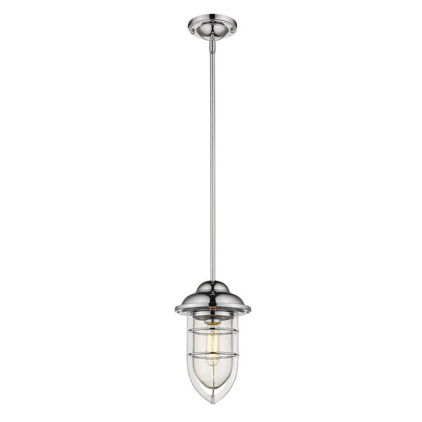 Dylan Chrome One-Light Outdoor Convertible Mini-Pendant, image 2