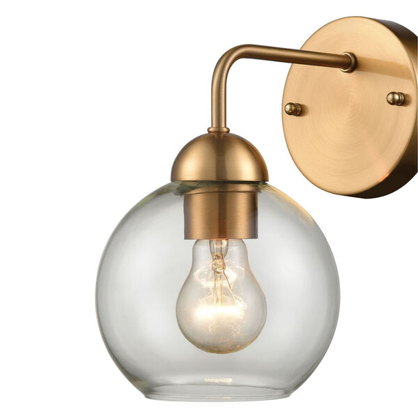 Astoria Satin Gold One-Light Wall Sconce, image 2