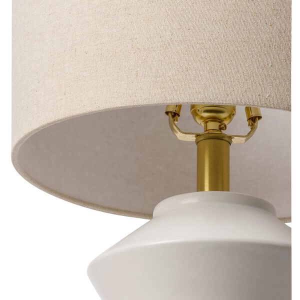 Edison White One-Light Table Lamp, image 3