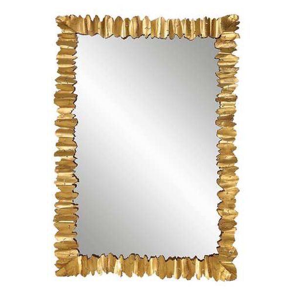 Lev Antique Gold 34 x 49-Inch Wall Mirror, image 2