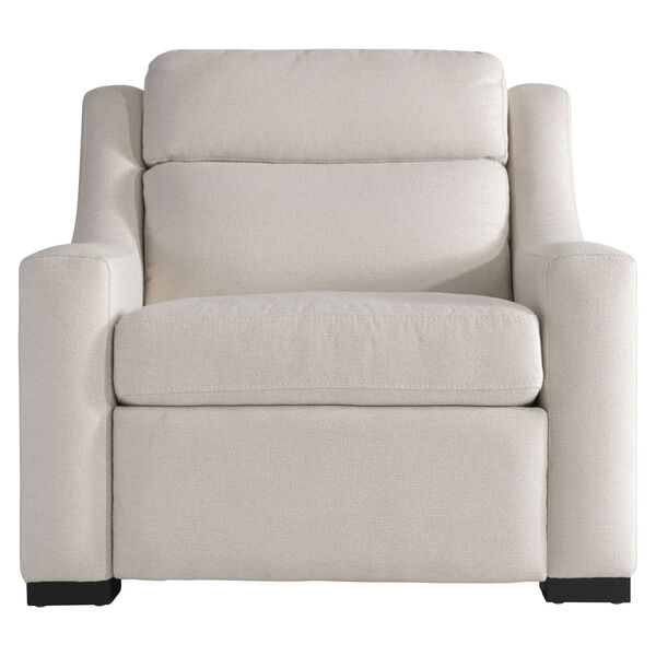 Germain White and Black Fabric Power Motion Chair, image 3