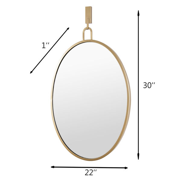 Stopwatch Gold Wall Mirror, image 5
