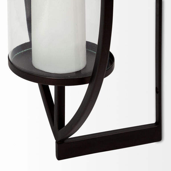 Drax Black Wall Candle Holder, image 5