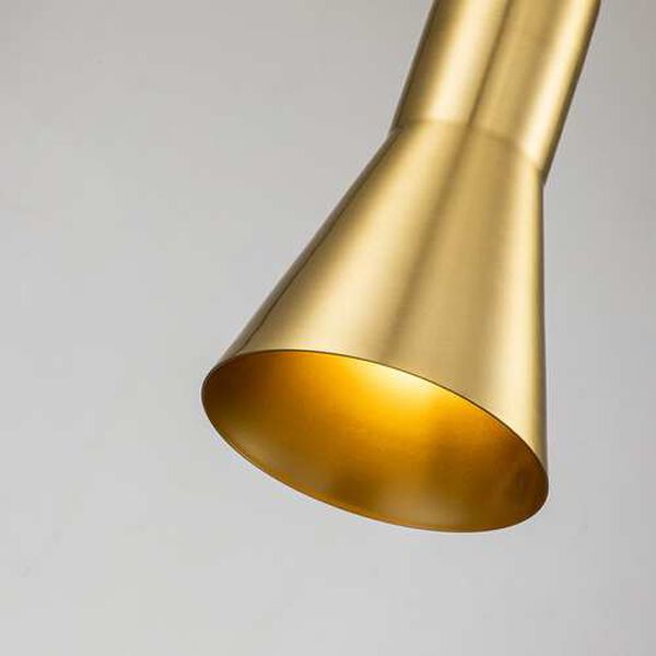 Etoile Aged Brass Five-Inch One-Light Mini Pendant, image 5