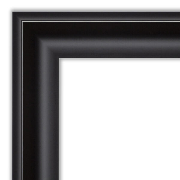 Black 44W X 34H-Inch Bathroom Vanity Wall Mirror, image 2