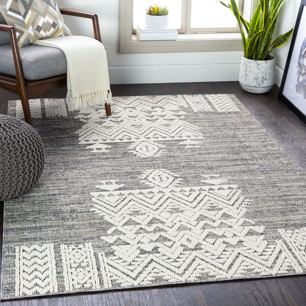 Ariana Medium Gray Rectangle 4 Ft. 3 In. x 5 Ft. 11 In. Rug, image 1