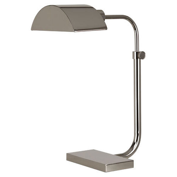 Koleman Polished Nickel One-Light Desk Lamp, image 1