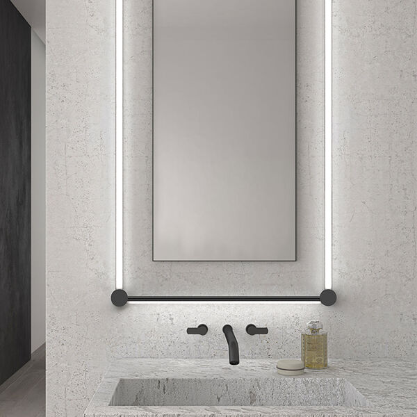 Purolinear 360 Satin White 25-Inch Four-Light Square LED Wall Bar, image 4