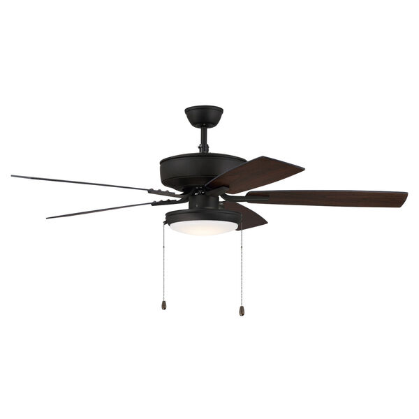 Pro Plus Espresso 52-Inch LED Ceiling Fan with Frost Acrylic Pan Shade, image 5