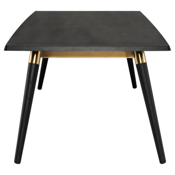 Scholar Onyx and Gold 95-Inch Dining Table, image 3