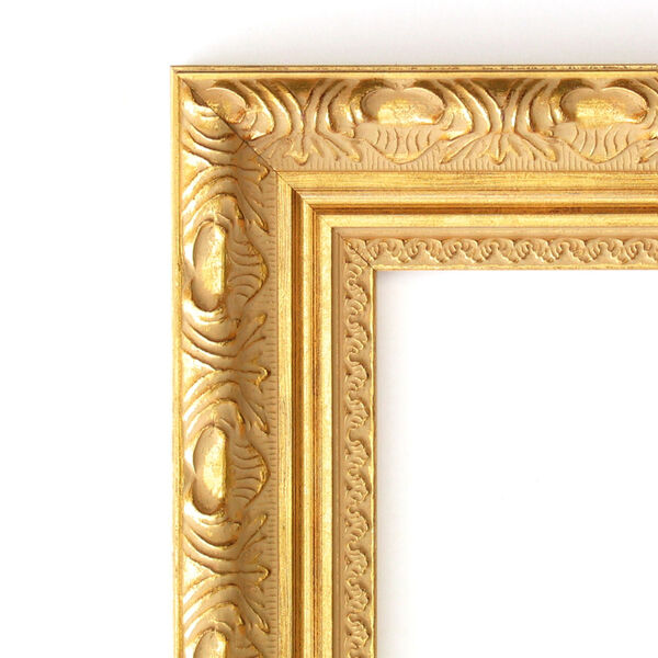 Versailles Gold 22W X 28H-Inch Bathroom Vanity Wall Mirror, image 2