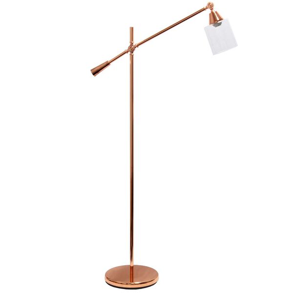 Studio Loft Rose Gold One-Light Floor Lamp, image 1