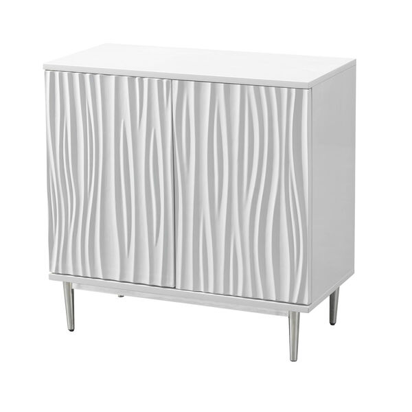 White Two Door Cabinet, image 1