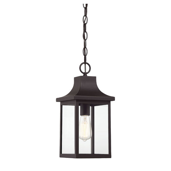 Belmont Oil Rubbed Bronze One-Light Outdoor Pendant, image 1