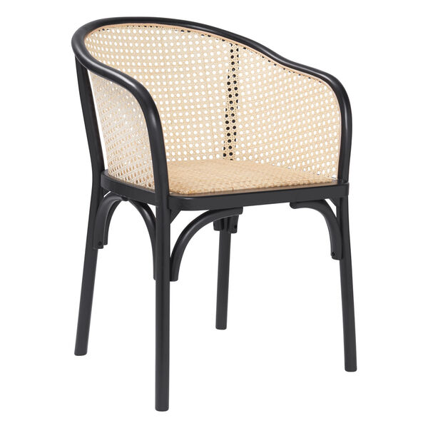 Elsy Black Arm Chair, image 2