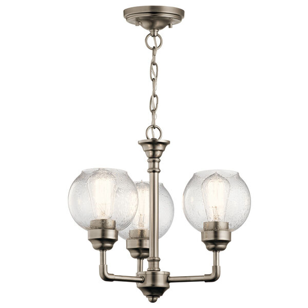 Niles Antique Pewter 16-Inch Three-Light Chandelier, image 1