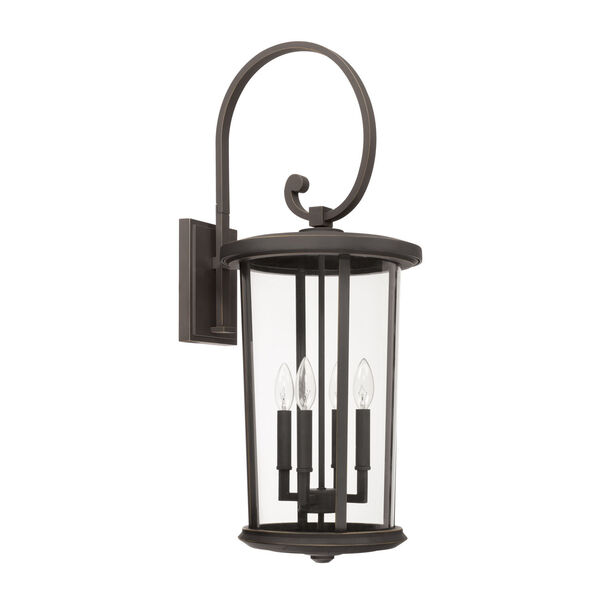 Howell Oil Rubbed Bronze Four-Light Outdoor Wall Lantern, image 1
