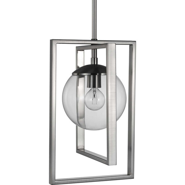 Atwell Brushed Nickel Eight-Inch One-Light Mini Pendant, image 4
