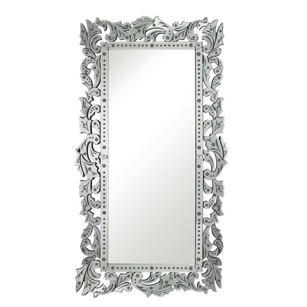 Clear and Rectangular Mirror 72.25-Inch Rectangular Mirror, image 2