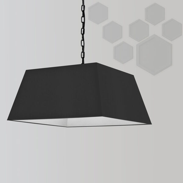 Milano Black One-Light Large Pendant, image 2