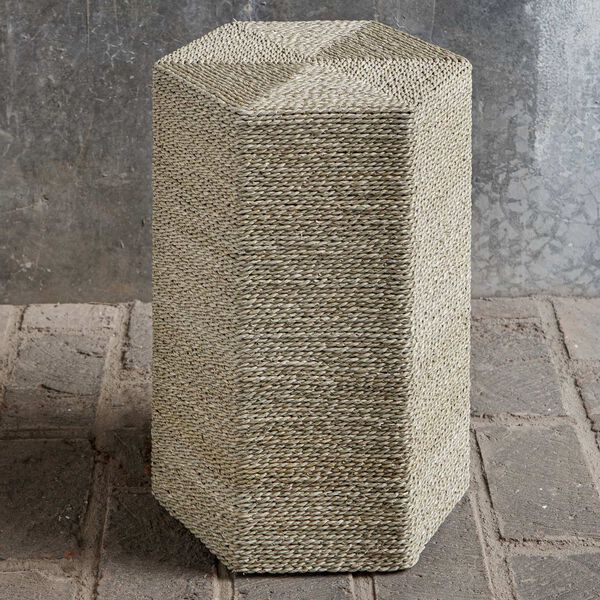 Seagrass Natural Braid Accent Table, image 2