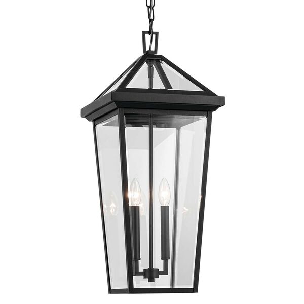 Regence Textured Black 26-Inch Two-Light Outdoor Pendant, image 5